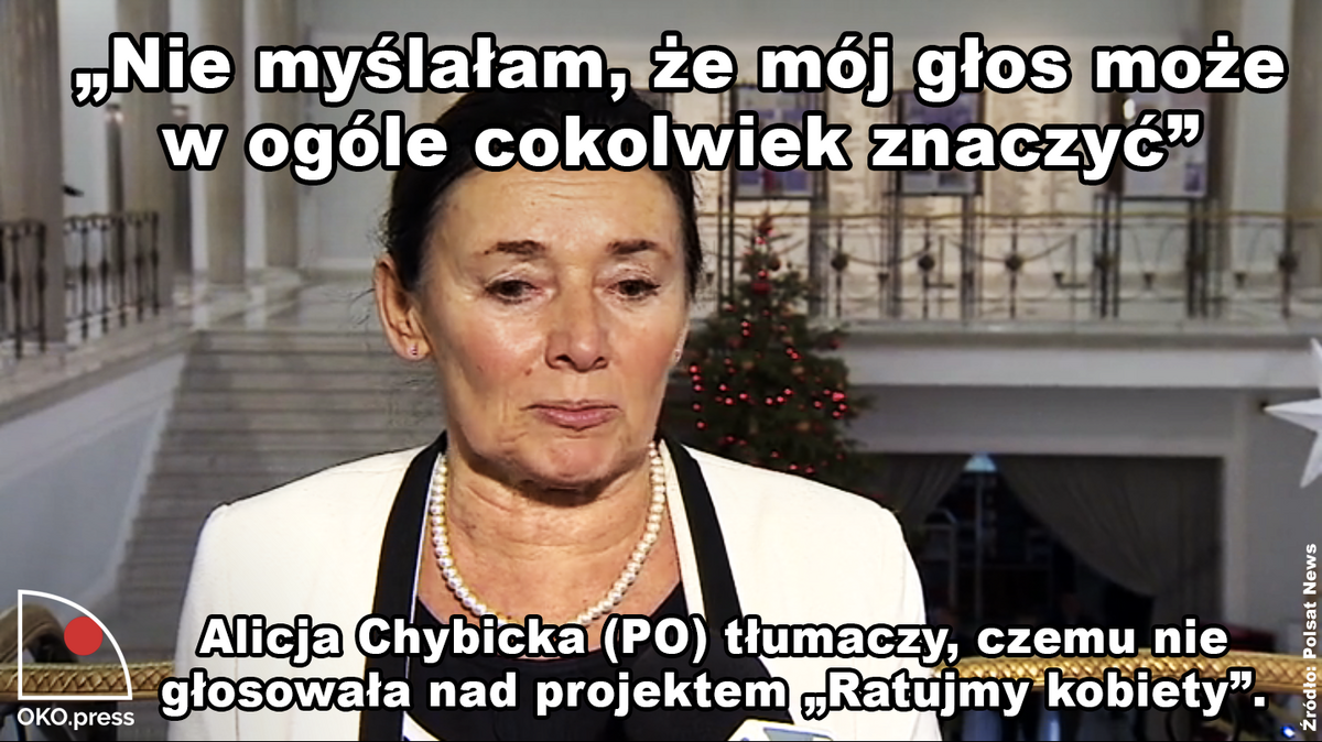 Mem po nieudanym głosowaniu opozycji ws. liberalizacji prawa aborcyjnego 