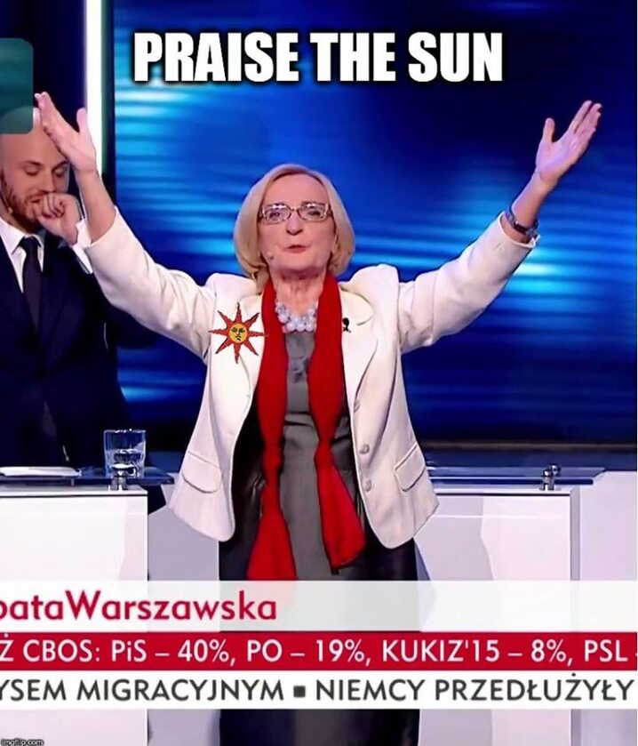 Serca widzów podczas debaty skradła pani Krystyna Krzekotowska 