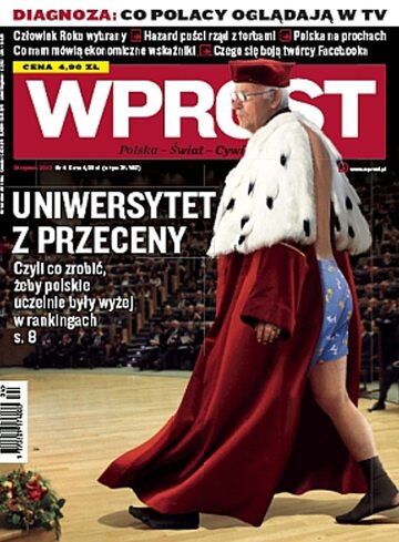 Okładka tygodnika Wprost nr 4/2010 (1408)