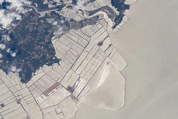 Stawy do hodowli ryb w Chinach (fot. NASA)