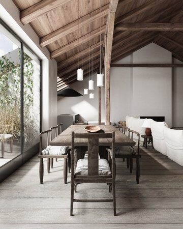 Mieszkanie na&nbsp;poddaszu kamienicy, proj. Studio Organic