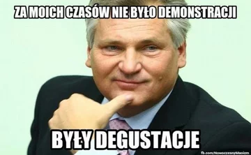 Mem z Aleksandrem Kwaśniewskim 