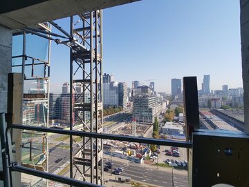 Widok z&nbsp;The Warsaw HUB