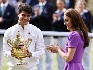 Księżna Kate i Carlos Alcaraz 