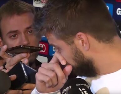 Miniatura: Piłkarz Barcelony rozpłakał się na...