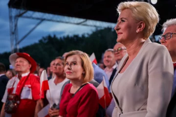 Agata Kornhauser-Duda i Andrzej Duda 