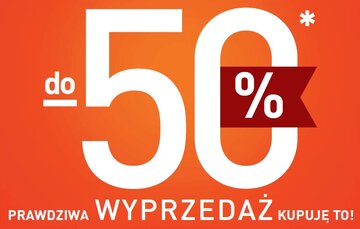Wyprzedaż do -50%