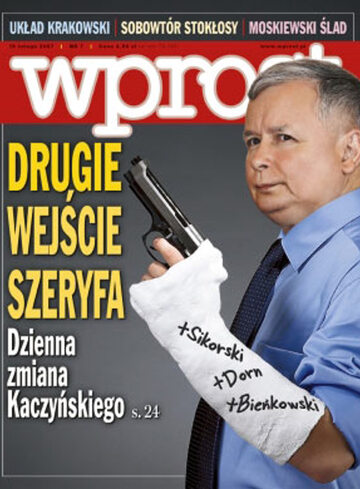 Okładka tygodnika Wprost nr 7/2007 (1260)