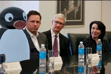 Pingwin zamiast Trumpa 