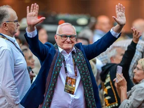 Miniatura: Niezwykły duet na urodzinach Jacka Cygana...