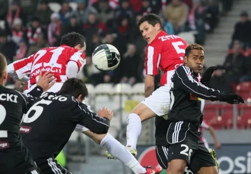 Cracovia - Lechia Gdańsk 1:1 (fot. PAP/ Stanisław Rozpędzik)