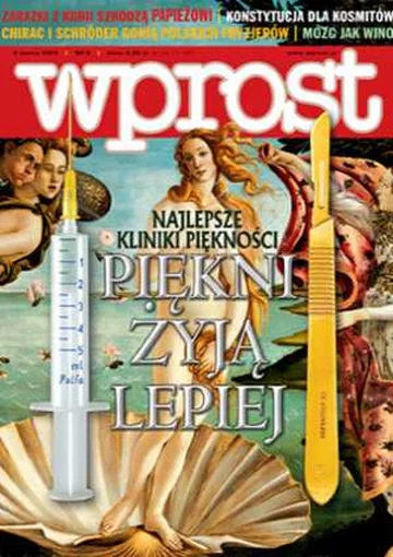 Okładka tygodnika Wprost nr 9/2005 (1161)