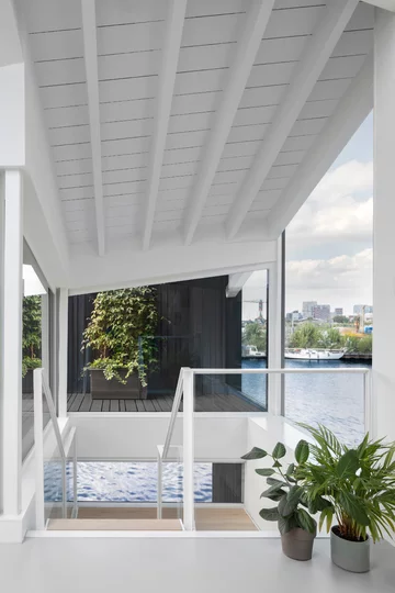 Dom na łodzi w Holandii, projekt i29 Dom na łodzi, projekt, i29, Holandia