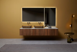 Wyposażenie łazienki z&nbsp;kolekcji Binario marki Antonio Lupi