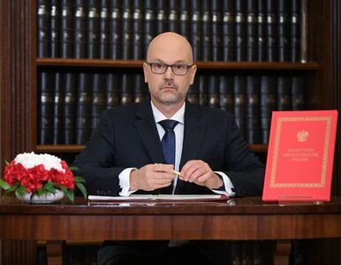 Miniatura: Maciej Berek złożył ślubowanie w Sejmie....