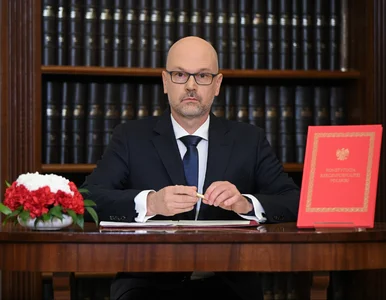 Miniatura: Maciej Berek złożył ślubowanie w Sejmie....
