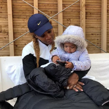 Serena Williams z córką 