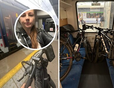 Miniatura: Zły wagon, rowery na siedzeniach i biegi....