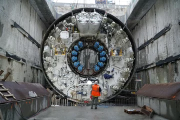 Świnoujście. Prace na budowie tunelu pod Świną 