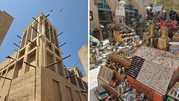 Wieża wiatrowa w dzielnicy Al Fahidi w Dubaju