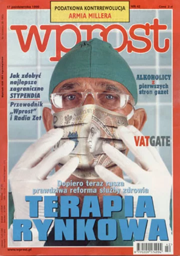 Okładka tygodnika Wprost nr 42/1999 (881)