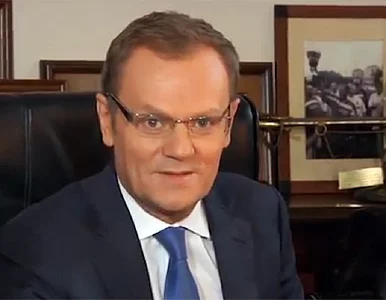 Miniatura: Tusk: przez was tracę wzrok. Dziękuję