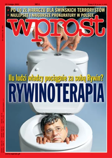 Okładka tygodnika Wprost nr 8/2003 (1056)