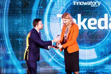 Radosław Sierpiński i Nienke Feenstra Radosław Sierpiński, dyrektor ABM oraz Nienke Feenstra – General Manager Takeda Pharma sp. z o.o.