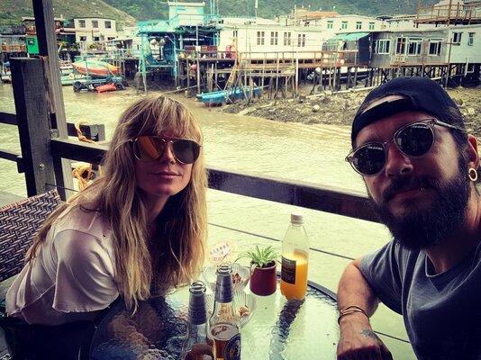 Miniatura: Supermodelka Heidi Klum i Tom Kaulitz z...