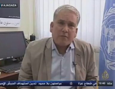 Miniatura: Wysłannik ONZ do Gazy płacze podczas wywiadu