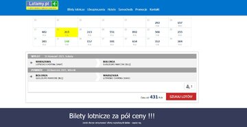 Oferta tanich lot&oacute;w
