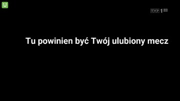 Plansza wyemitowana w TVP1 tuż przed orędziem marszałka Senatu Tomasza Grodzkiego