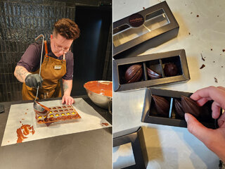 Praline preparation workshop with confectioner Wioletta
