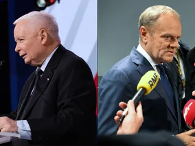 Miniatura: Polacy wysyłają Kaczyńskiego i&nbsp;Tuska...