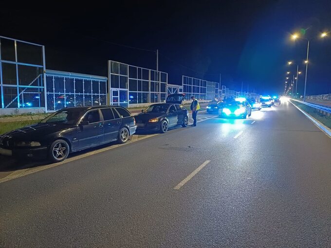 Nocna akcja policji w Krakowie
