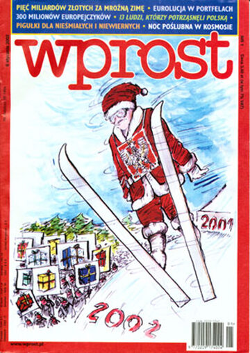 Okładka tygodnika Wprost nr 1/2002 (997)