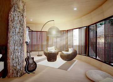 Yi Yang Chai,  Lanterns in&nbsp;the woods, zwycięski projekt drugiego etapu konkursu Tubądzin Design Awards w&nbsp;kategorii CultureFORM