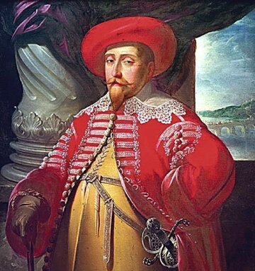 Gustaw II&nbsp;Adolf (portret autorstwa Matth&auml;usa Meriana Starszego, 1632 rok)