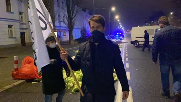 Protest Agrounii w Warszawie 