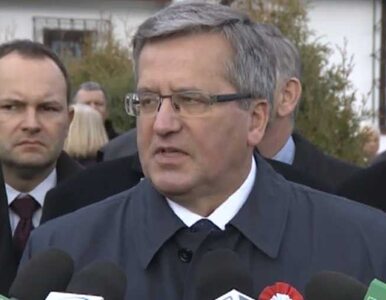 Miniatura: Komorowski: takie chwile jak te są potrzebne