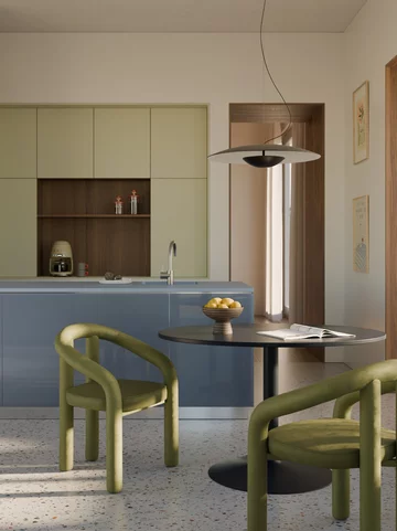 Matcha w roli głównej. To jest trend – kolor, który podbija wnętrza 