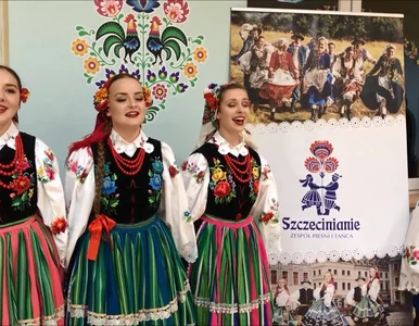 Miniatura: Szczeciński zespół ludowy gościnnie u...