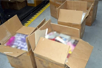 Zatrzymany przez KAS transport podróbek 