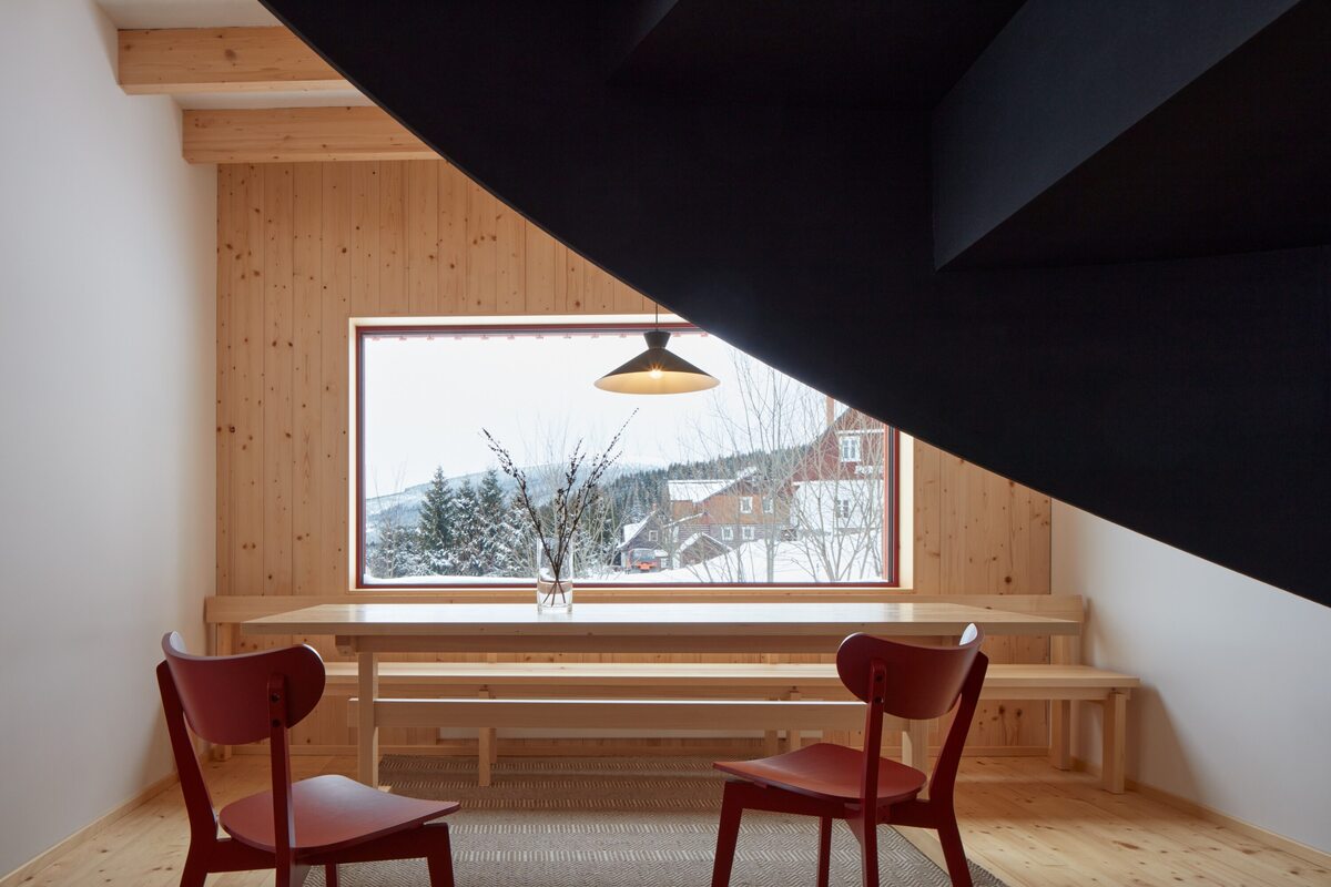 Drewniany dom w górach, projekt ADR 