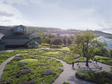 Naturalistyczny ogród Pieta Oudolfa na Vitra Campus w Weil am Rhein – przykład harmonii między dzikością a precyzyjnym projektowaniem 