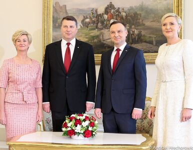Miniatura: Prezydent Łotwy rozpoczął wizytę w Polsce....