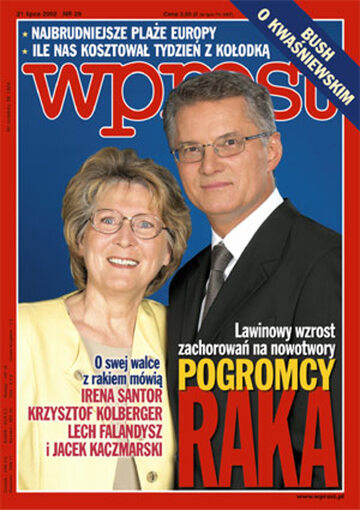 Okładka tygodnika Wprost nr 29/2002 (1025)