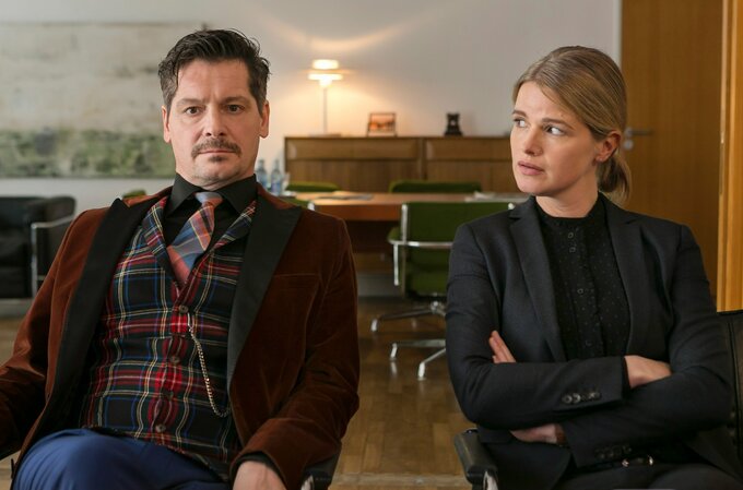 Kadr z serialu „Falk”