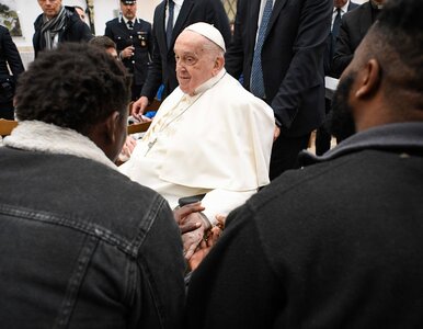 Miniatura: Nieoczekiwana wizyta Franciszka. Papież...