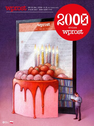 Okładka tygodnika Wprost nr 35/2021 (2000)